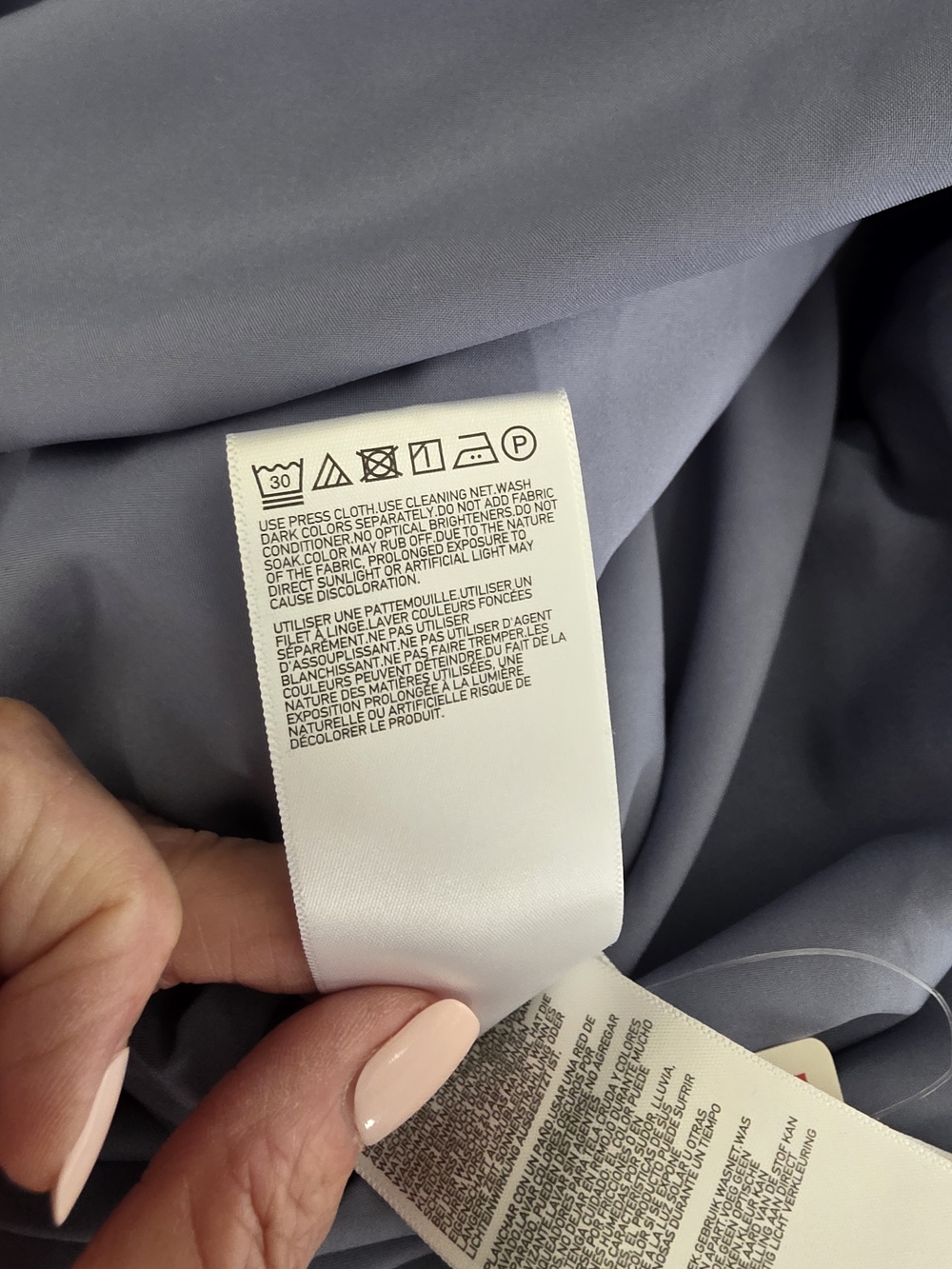 Uniqlo Periwinkle Blue Floral Maxi Skirt - Picture 6 of 8